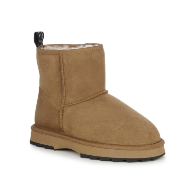 EMU Australia Winter Boots Sharky Mini (Sheepskin, serrated rubber outsole) brown ladies